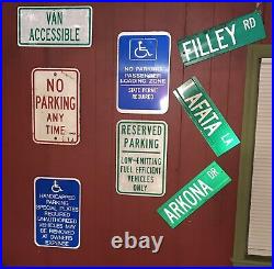 18 Street Signs Metal Interstate Highway Road Sign Man Cave Decor Art Gas & Oil