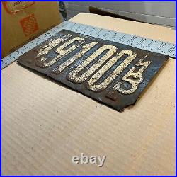 1913 Illinois license plate 49 100 Ford Model T Chevy Cadillac rear blue 1774