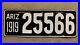1919_Arizona_license_plate_25566_white_on_black_embossed_Ford_Model_T_Chevy_01_dxgg