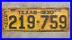 1930_Texas_license_plate_219_759_embossed_blue_on_yellow_01_ldxd