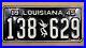 1945_Louisiana_license_plate_138_629_white_black_embossed_pelican_World_War_II_01_nni
