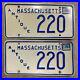 1967_Massachusetts_antique_auto_license_plate_pair_220_1972_Ford_Chevy_Dodge_01_wktu