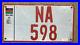 1990s_Malawi_truck_license_plate_NA_598_red_on_white_embossed_Africa_01_xrr