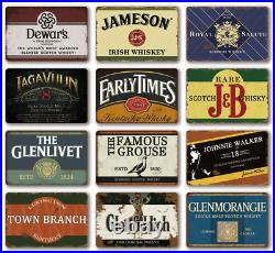 24 Whisky Sign Brand Advertising Vintage? Sign Shop Garage Man cave Wall Decor
