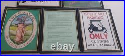 36 Different Humorous Golfing Golf Decorative Wood Metal Tin Signs Clock (BR) 36 Different Humorous Golfing Golf Decorative Wood Metal Tin Signs Clock (BR)