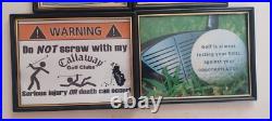 36 Different Humorous Golfing Golf Decorative Wood Metal Tin Signs Clock (BR) 36 Different Humorous Golfing Golf Decorative Wood Metal Tin Signs Clock (BR)