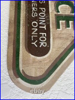 3 Old Vtg Metal Hand Painted Fishing Lakefront Lake Front Home Sign Folk Art 3 Old Vtg Metal Hand Painted Fishing Lakefront Lake Front Home Sign Folk Art