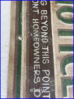 3 Old Vtg Metal Hand Painted Fishing Lakefront Lake Front Home Sign Folk Art 3 Old Vtg Metal Hand Painted Fishing Lakefront Lake Front Home Sign Folk Art