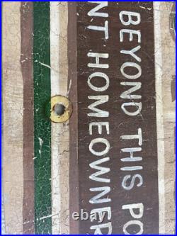 3 Old Vtg Metal Hand Painted Fishing Lakefront Lake Front Home Sign Folk Art 3 Old Vtg Metal Hand Painted Fishing Lakefront Lake Front Home Sign Folk Art