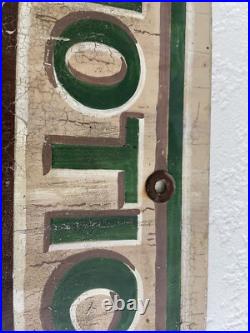 3 Old Vtg Metal Hand Painted Fishing Lakefront Lake Front Home Sign Folk Art 3 Old Vtg Metal Hand Painted Fishing Lakefront Lake Front Home Sign Folk Art