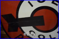 5' RARE Vintage 1950's A&W Root Beer Restaurant Soda Pop Gas Oil Metal Sign