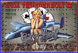 6 Pack Army Pinup Girl Tin Sign Military Airplane Bomber Girl Vintage Wall Decor 6 Pack Army Pinup Girl Tin Sign Military Airplane Bomber Girl Vintage Wall Decor