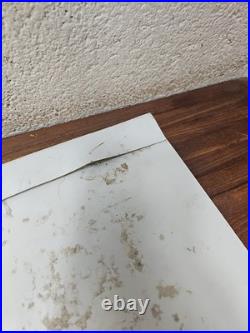 A113- vintage Harvey's Plumbing Original Advertising Metal Sign 24x12 OMAHA NE