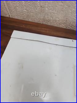 A113- vintage Harvey's Plumbing Original Advertising Metal Sign 24x12 OMAHA NE