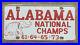 Alabama_National_Champs_booster_license_plate_front_sports_football_Crimson_Tide_01_csua