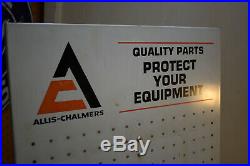 Allis-Chalmers Metal Pegboard Dealer Advertising Sign Display Vintage 22 x 16