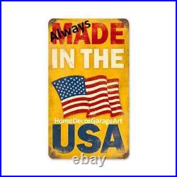 American Liberty Eagle Metal Sign, 3 Sizes, Vintage Style Garage Art American Liberty Eagle Metal Sign, 3 Sizes, Vintage Style Garage Art