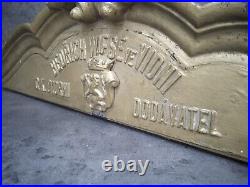 Antigue safe cast iron decoration 1870