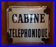 Antique_French_Telephone_Booth_Sign_Vintage_Curved_Enamel_Heavy_Metal_Signed_01_thgz