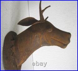 Antique Iron wall decor deer wall hanging Hand made