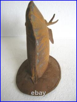 Antique Iron wall decor deer wall hanging Hand made