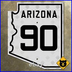 Arizona State Route 90 highway marker road sign Sierra Vista Benson 15x18