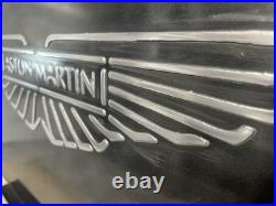 Aston Martin Vintage Garage Metal Sign 20x24 Handmade Cast Aluminum Relief