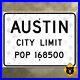 Austin_Texas_city_limit_highway_marker_road_sign_1956_20x15_01_eb