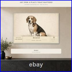 Beagle Dog Breed Wall Art Aluminum Sign Beagle Dog Breed Wall Art Aluminum Sign