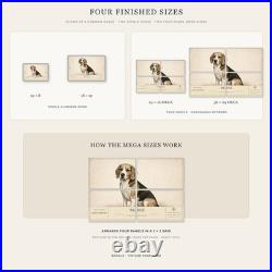 Beagle Dog Breed Wall Art Aluminum Sign