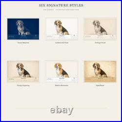 Beagle Dog Breed Wall Art Aluminum Sign