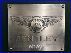Bentley Vintage Style Garage Sign 20x24 Handmade Aluminum Relief Metal Wall Art