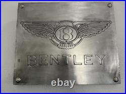 Bentley Vintage Style Garage Sign 20x24 Handmade Aluminum Relief Metal Wall Art