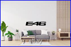 Bmw E46 Badge Steel Wall Decor Decoration Art Sedan Touring Coupe M3 330 328 I D