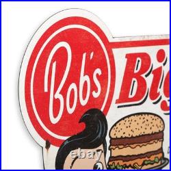 Bob's Big Boy Menu Great Food Fun Times Metal Sign Vintage Bob's Big Boy Si