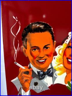 Boule d'Or Vintage Cigarette Advertising Metal Sign 60 × 40 cm (23.6 × 15.7)