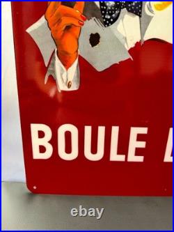 Boule d'Or Vintage Cigarette Advertising Metal Sign 60 × 40 cm (23.6 × 15.7)