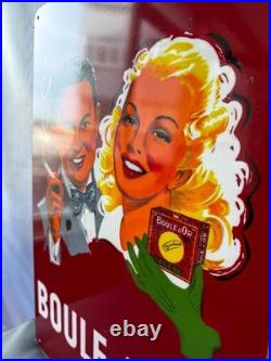 Boule d'Or Vintage Cigarette Advertising Metal Sign 60 × 40 cm (23.6 × 15.7)