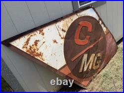 CMG Vintage Triangular Metal Sign