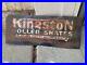 C_1940s_Original_Vintage_Kingston_Roller_Skates_Sign_Metal_Embossed_Kokomo_IN_01_uw