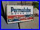 C_1949_Original_Vintage_Permalube_Motor_Oil_Sign_Metal_Amoco_Premium_Gas_Station_01_wkd