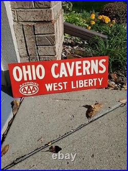 C. 1950s Original Vintage Baccto Michigan Peat Sign Metal Embossed Lawn Garden