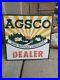 C_1960s_Original_Vintage_Agsco_Seed_Dealer_Sign_Metal_Agriculture_Farm_Cow_Hog_01_plkn