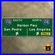 California_Interstate_110_Harbor_Freeway_San_Pedro_Los_Angeles_road_sign_27x10_01_ov