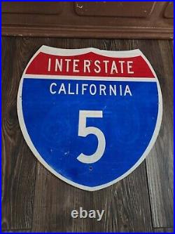 California Interstate 5 Sign 24 X 24 With Authentic Stamp! Golden State Freeway California Interstate 5 Sign 24 X 24 With Authentic Stamp! Golden State Freeway
