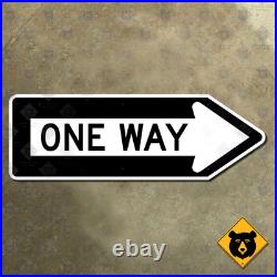 California One Way five sided cutout diecut highway road street sign 30x10 California One Way five sided cutout diecut highway road street sign 30x10