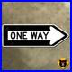 California_One_Way_five_sided_cutout_diecut_highway_road_street_sign_30x10_01_oul