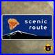 California_poppy_scenic_route_text_highway_marker_road_sign_1971_mountain_16x8_01_tcrq
