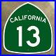 California_state_route_13_Oakland_Berkeley_highway_marker_1964_road_sign_24_01_six