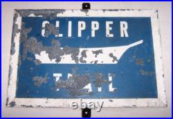 Clipper Heritage Trail Vintage 1969 Metal Sign 12x18, Newburyport Massachusetts Clipper Heritage Trail Vintage 1969 Metal Sign 12x18, Newburyport Massachusetts